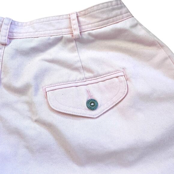 VTG Liz Sport Pink High Waisted High Rise Mom Shorts Pleated Size 12 Petite 12P - Picture 14 of 16